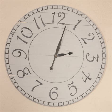 BrandtWorks Traditional Farmhouse Oversized Wall Clock - Walmart.com