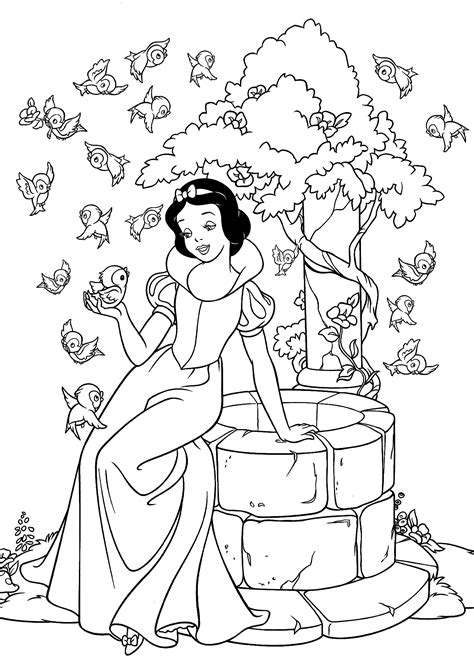 Snow Princess Coloring Pages