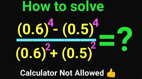 A Nice Math Olympiad Question Calculator Not Allowed U I Maths