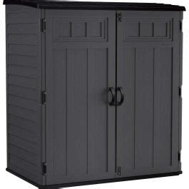 Extra Large Vertical Storage Shed With Tool Hooks Peppercorn