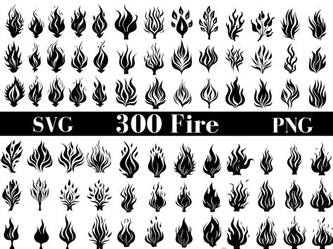 300 Fire Svg Flame Svg Fire Flames Svg Flames Svg Fire Cricut Fire