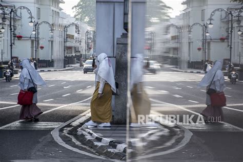 Suasasa Lengang Hari Raya Idul Fitri Di Bandung Republika Online