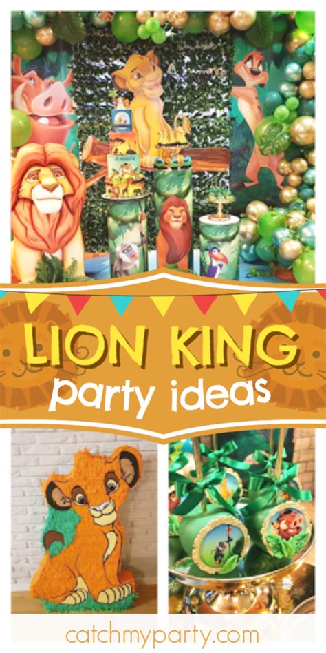 Lion King Birthday 1st Birthday Lion King Party Catch My Party