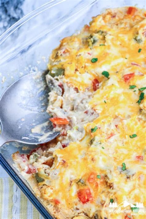 Low Carb King Ranch Chicken Casserole My Montana Kitchen