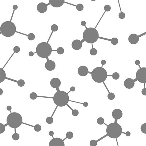 Patr N Abstracto Sin Inconvenientes De C Rculos Conectados Por L Neas