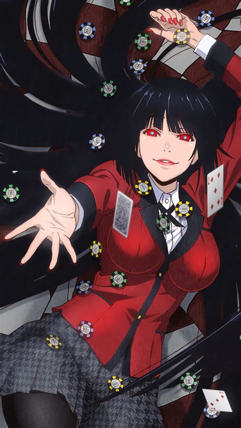 1920x1080px 1080p Free Download Yumeko Jabami Anime Cards Girl