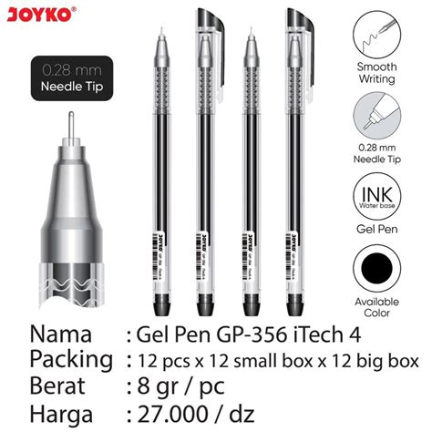 Jual 1 Pcs Pulpen Jel 0 28mm Pen Gel Itech 4 Hitech Gelpen Tinta