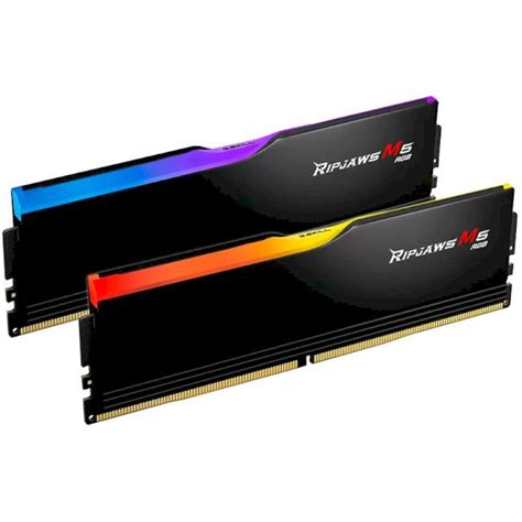 Модуль памяти G SKILL Ripjaws M5 RGB Matte Black DDR5 6400MHz 32GB Kit