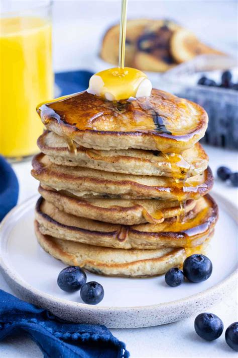 Best Blueberry Pancakes Recipe - Evolving Table