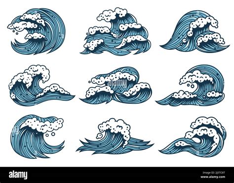 Tsunami Waves Cut Out Stock Images Pictures Alamy