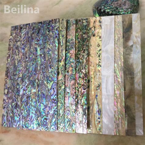 Natural Abalone Shell Mother Of Pearl Laminate Sheet For Diy Home