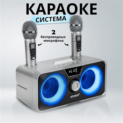 Караоке система беспроводная с двумя микрофонами SDRD SD-317 - купить с ...