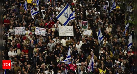 Thousands Rally In Tel Aviv Against Netanyahu Government In Support Of