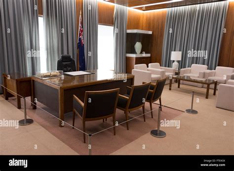 Le Bureau Du Premier Ministre Australien Dans Lancien Parlement Qui