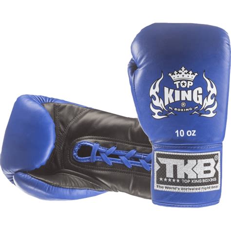 Перчатки боксерские Top King Boxing Pro Blue/Black купить в Москве
