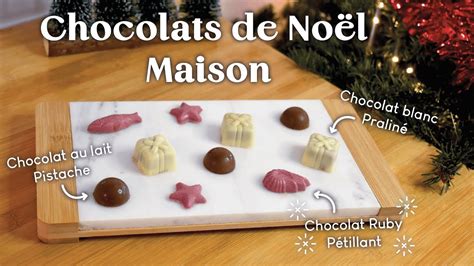 Chocolats de Noël Maison 3 recettes gourmandes YouTube