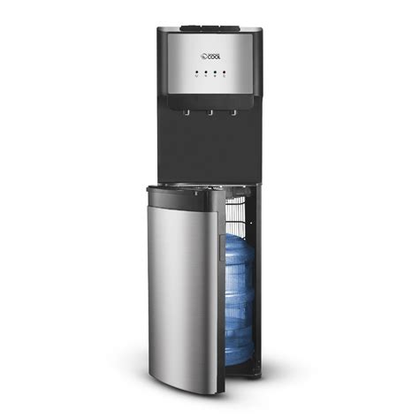 Commercial Cool Freestanding Bottom Loading Electric Water Cooler Hot Cold And Room In Silver