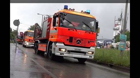 Blaulicht Umzug Wache Berufsfeuerwehr Stuttgart Youtube