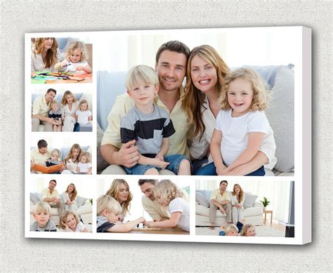 Personalized Photo Collage Canvas Print Gallery By Occanvasstudio