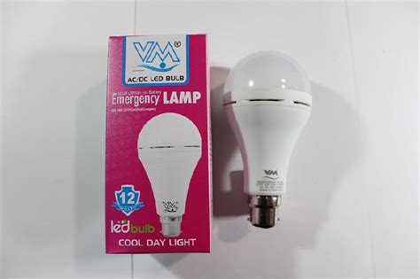 OEM Round Ceramic RECHARGEABLE LED BULB 12W Certification ISO At Rs