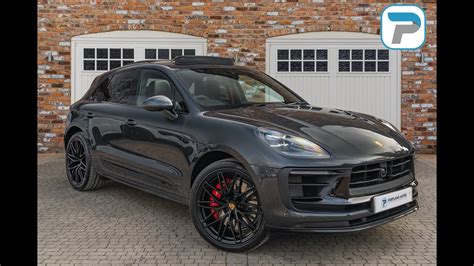 Porsche Macan Gts T V Gts In Volcano Grey Metallic With Black