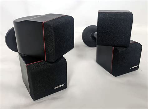 Pair 2 Of Bose Double Cube Redline Swivel Lifestyle Reverb UK