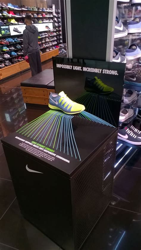 Nike Flynit Visual Merchandising Display Trainers Retail Design