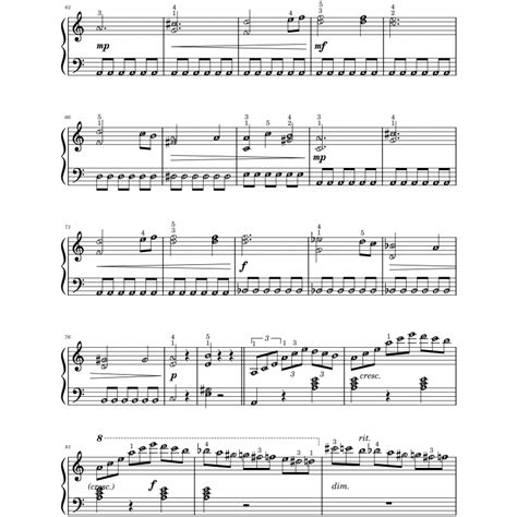 Fur Elise Beethoven Sheet Music For Piano Simplified Full Version And Original