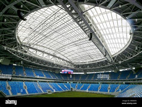 St Petersburg, Russia. 27th Feb, 2017. Zenit Arena Stadium. The FIFA ...