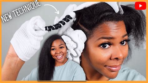 Heatless Sock Curls On Natural Hair This Way Works Best Youtube