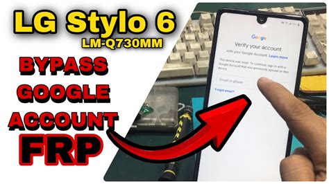 LG Stylo 6 LM Q730MM Google Account FRP Bypass YouTube