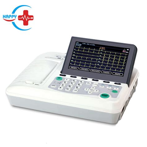 Hc H003A Top Advanced 12 Lead Portable Digital Six Channels ECG Machine