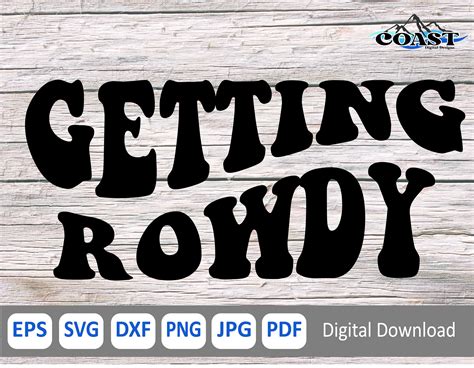 Getting Hitched SVG Wedding Svg Getting Rowdy SVG Etsy