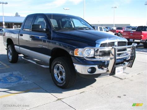 2003 Patriot Blue Pearl Dodge Ram 2500 Slt Quad Cab 4x4 38010304 Photo 4 Car