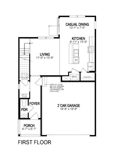 Floor Plan In Ridge At Johnstown Johnstown Co Dr Horton