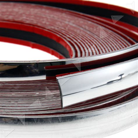 Chrome Styling Moulding Trim Strip 20mm X 15m For Cars Vehicles Ebay