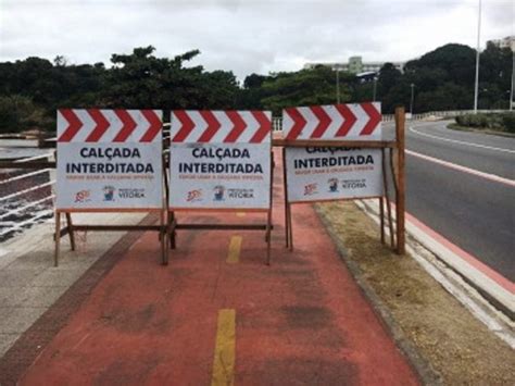 Conclus O Das Obras Da Ponte De Camburi Interdita Ciclovia A Partir