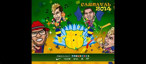 Foto O Site Oficial Do Barcelona Fez Uma Homenagem Ao Carnaval