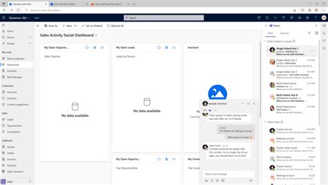 Microsoft Teams Chat Gets New Dynamics 365 Integration More