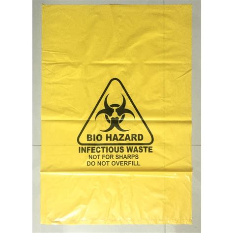 Jual GRATIS ONGKIR KANTONG PLASTIK SAMPAH MEDIS LIMBAH B3 BIOHAZARD