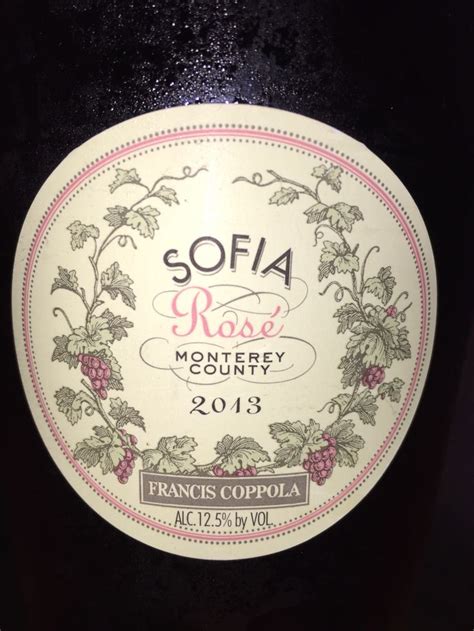 Sophia Coppola Rose Wine