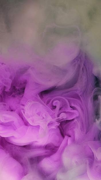 Premium Photo Explosion Cloud Ink Water Drop Defocused Purple Color