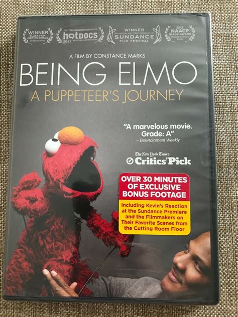 New Being Elmo A Puppeteers Journey Dvd By 767constance Marks