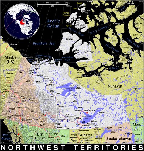 Nt Northwest Territories Public Domain Maps By Pat The Free Open