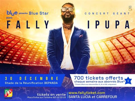 Fally Ipupa en Concert au Stade de la Réunification de Bepanda le 30