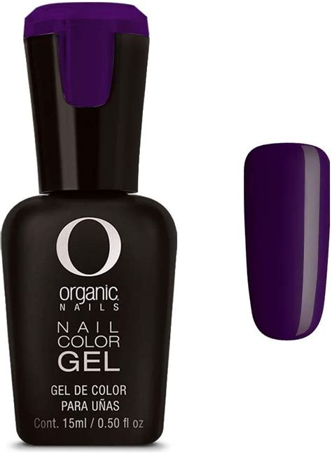 Color Gel Mauve Organic Nails Monterrey