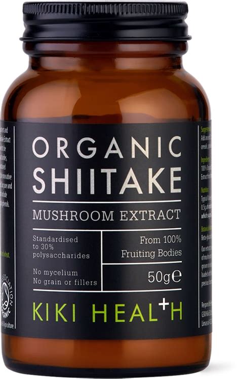 Kiki Health Organic Shiitake Extract Mushroom Powder 50g Medino