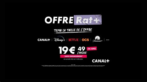 Si vous êtes jeune Canal vous propose une offre limitée avec Netflix