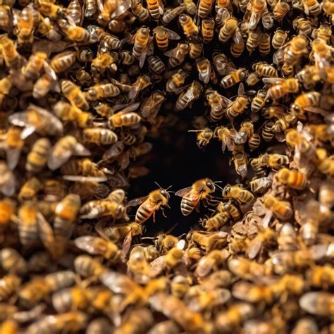 Premium Photo | Honey bee nest