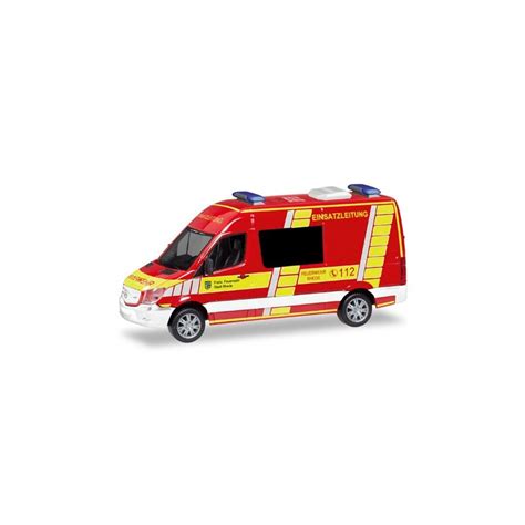 Herpa 093620 Mercedes Benz Sprinter Semi Bus Rhede Fire Department